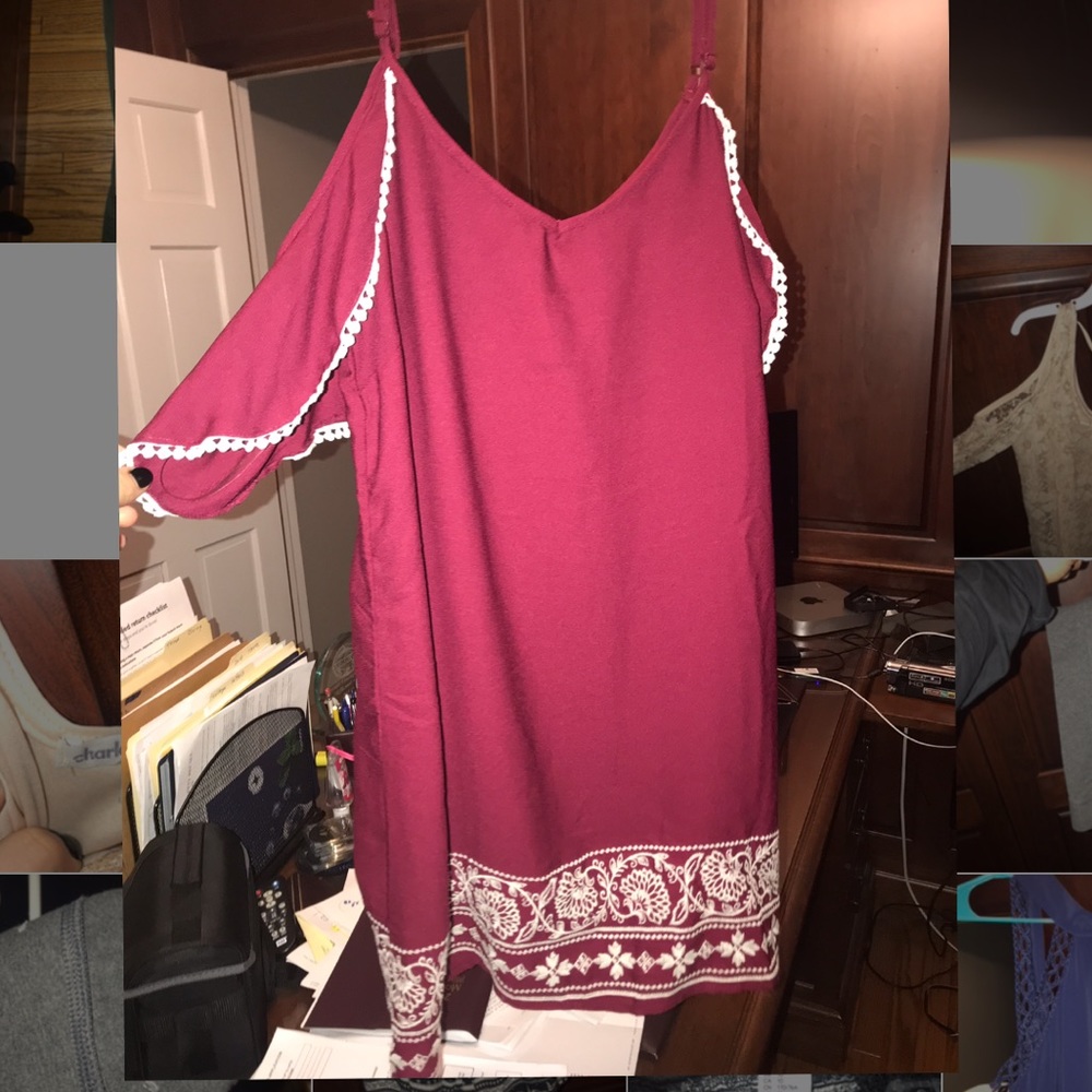 Off the shoulder casual dress size medium